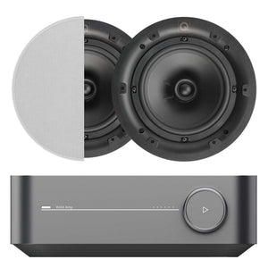 WiiM Amp In-Ceiling Set with Q Acoustics Qi65C Ceiling Speakers