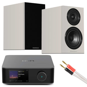 WiiM Amp Ultra Grey with Wharfedale Diamond 12.1i Grey