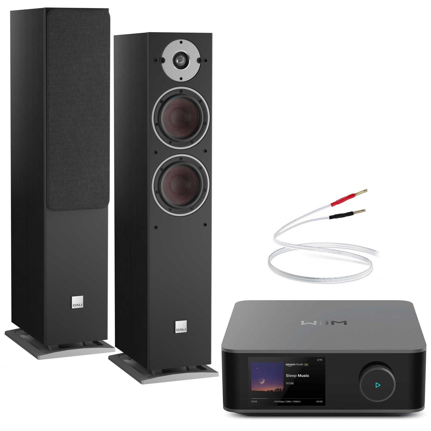 WiiM Amp Ultra with Dali Oberon 5 Speakers