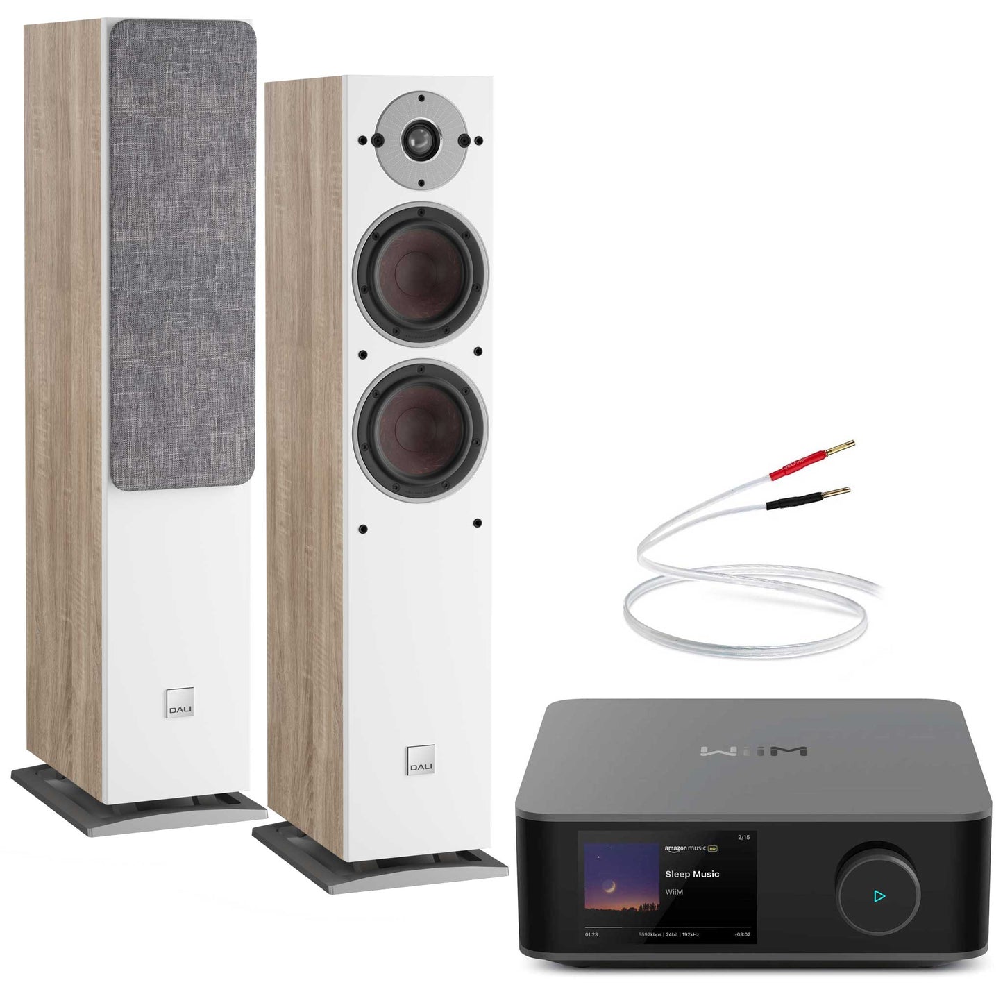 WiiM Amp Ultra with Dali Oberon 5 Speakers
