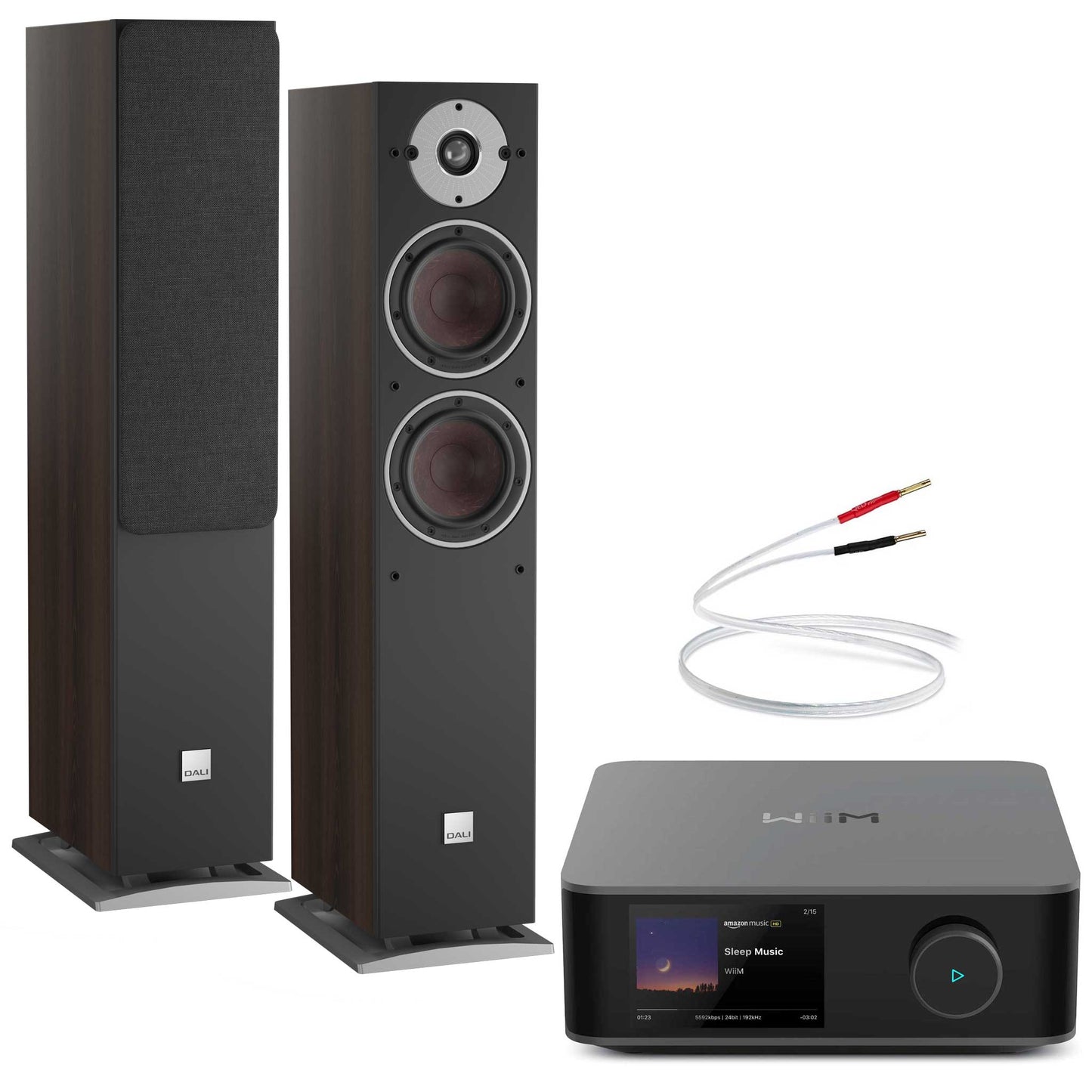WiiM Amp Ultra with Dali Oberon 5 Speakers