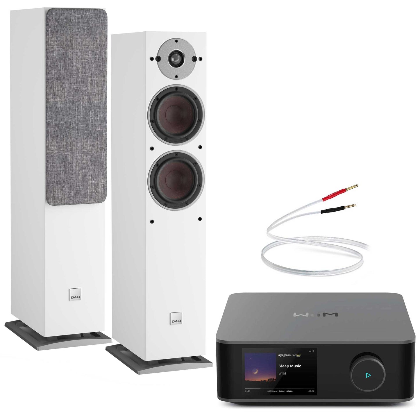 WiiM Amp Ultra with Dali Oberon 5 Speakers