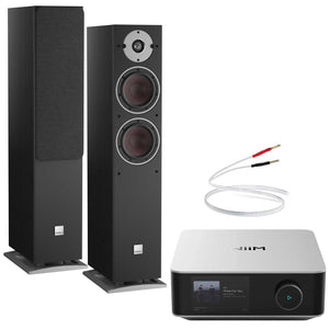 WiiM Amp Ultra with Dali Oberon 5 Speakers