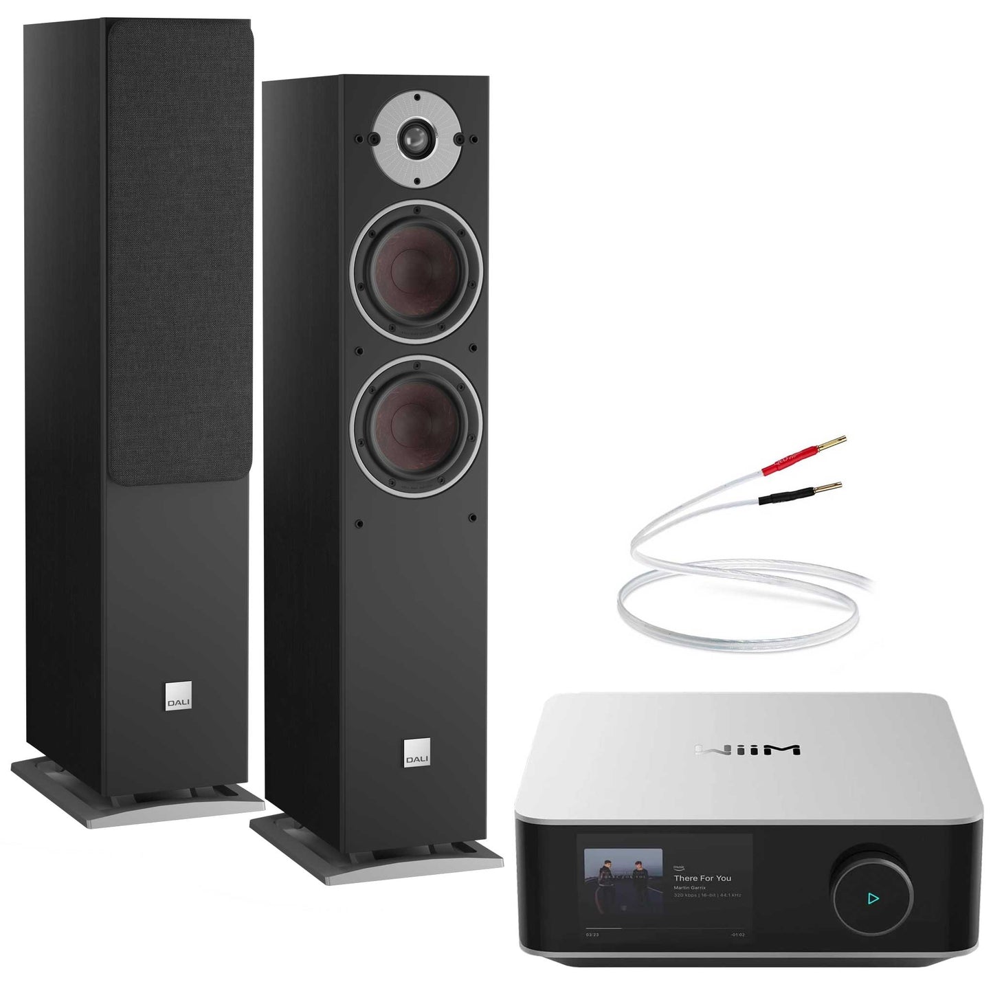 WiiM Amp Ultra with Dali Oberon 5 Speakers