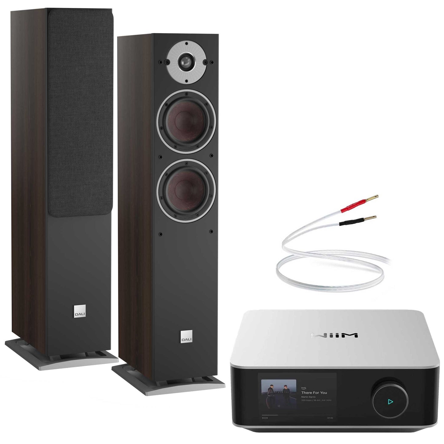 WiiM Amp Ultra with Dali Oberon 5 Speakers