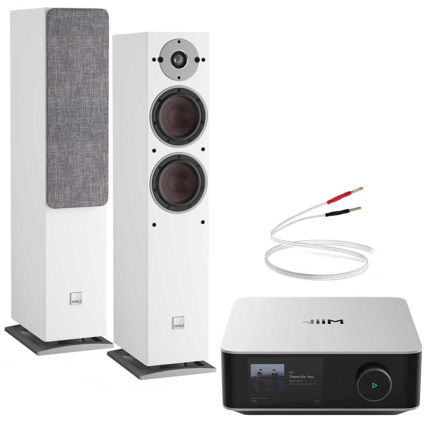 WiiM Amp Ultra with Dali Oberon 5 Speakers