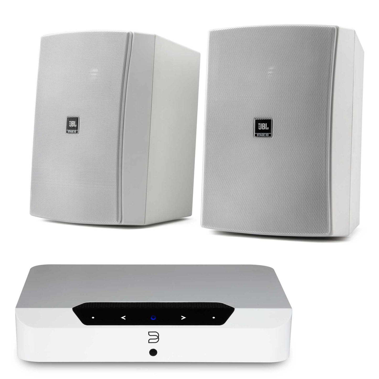 Bluesound Powernode Edge Outdoor Set with JBL XD5