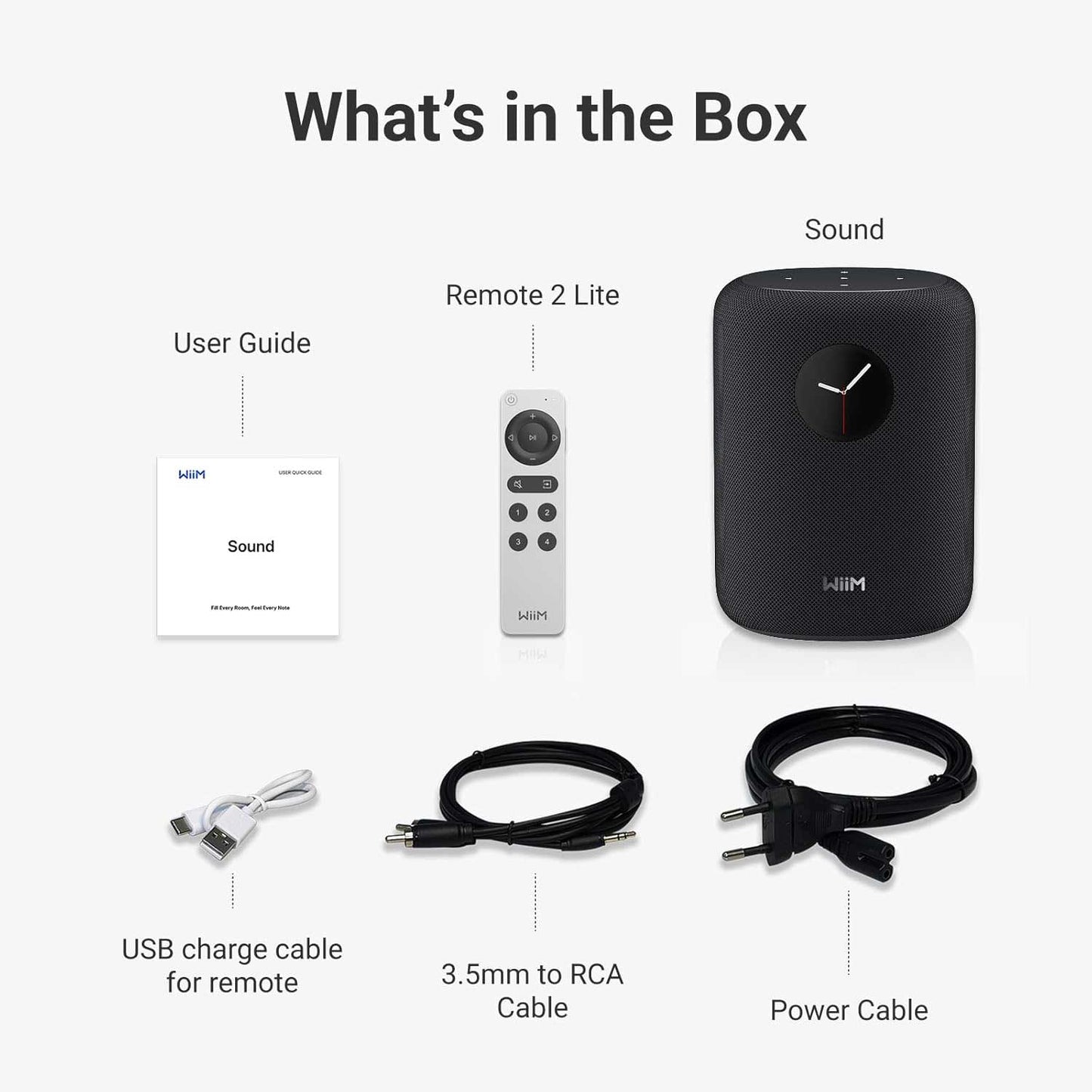 WiiM Sound Box Contents