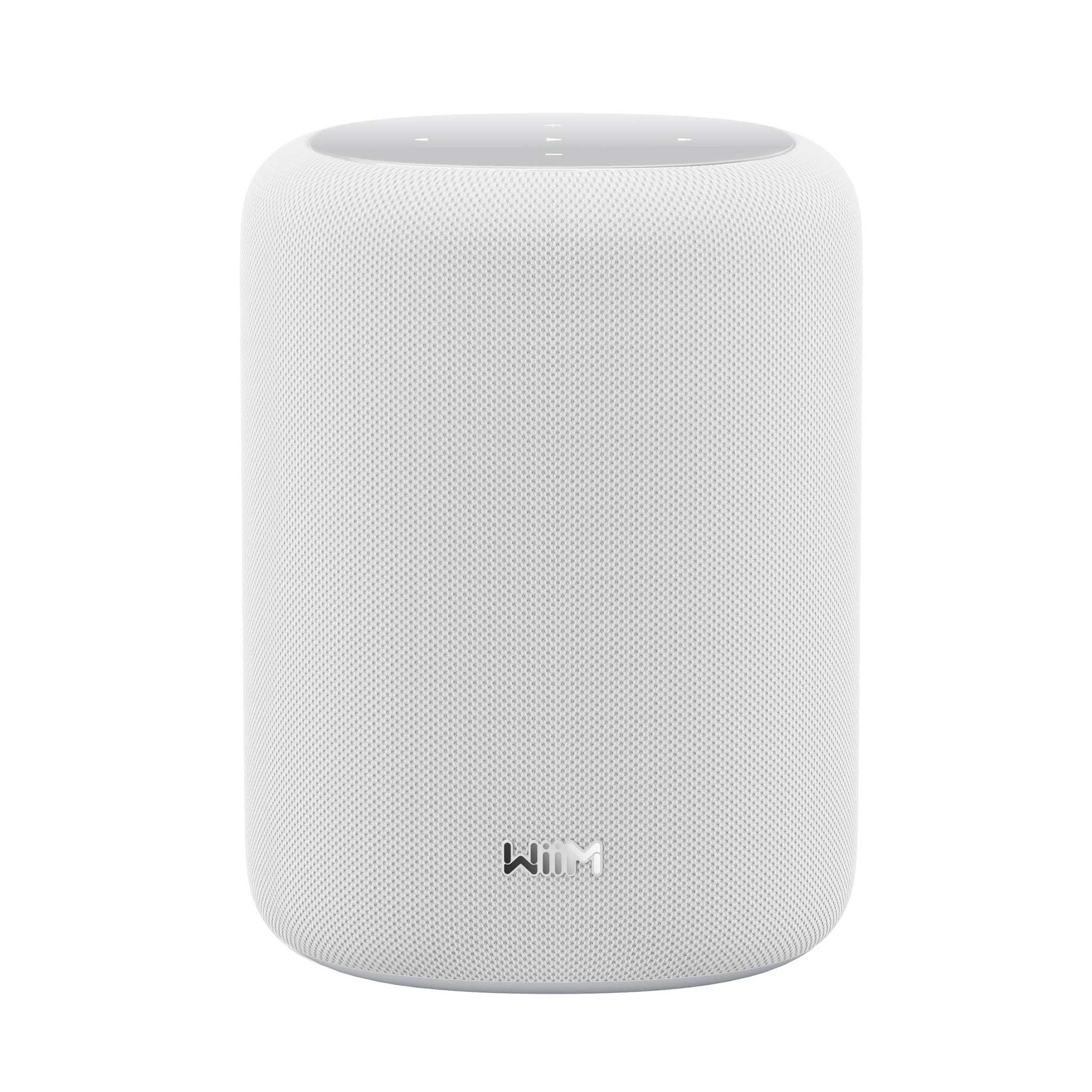 WiiM Sound Lite White Front Angled View