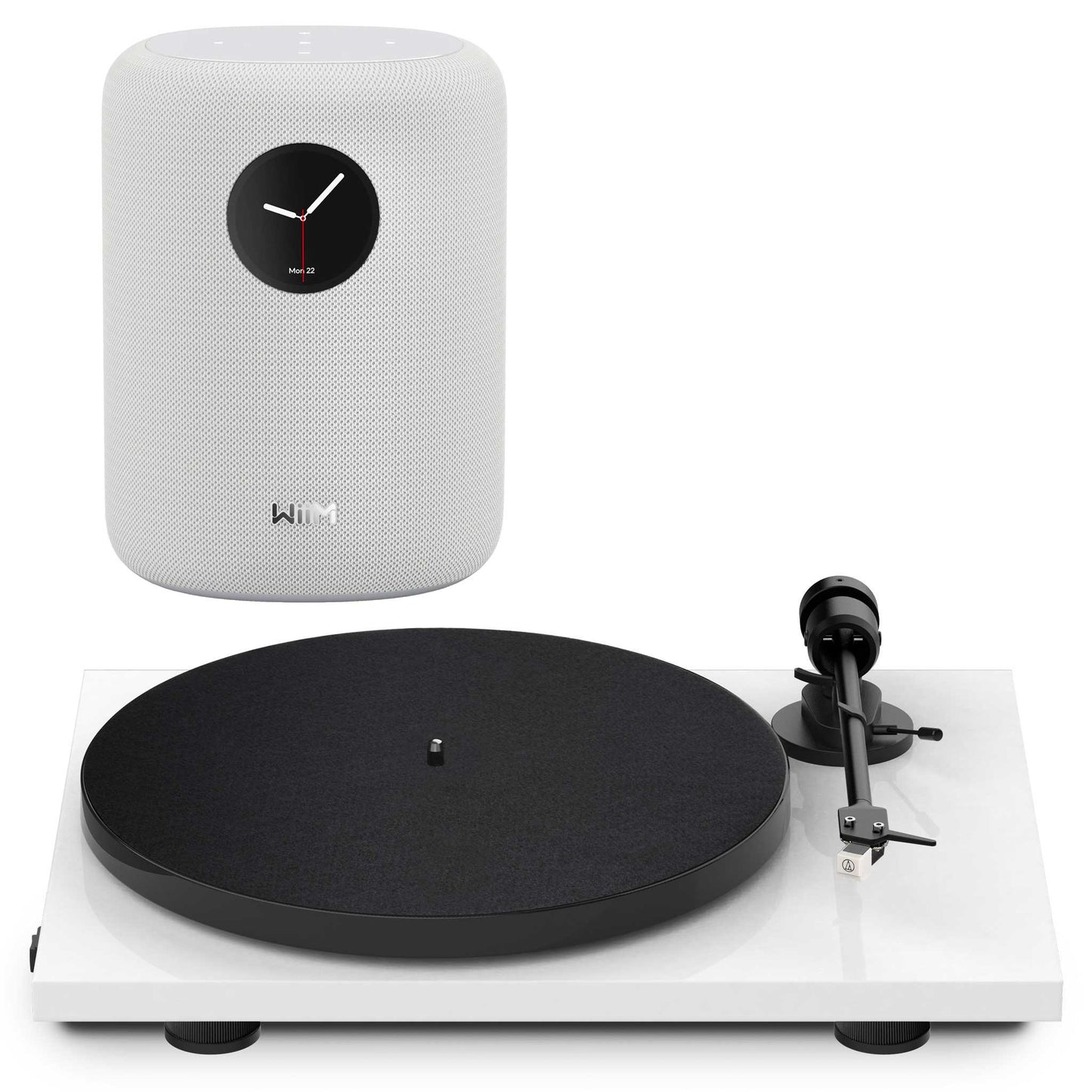 WiiM Sound Turntable Set White