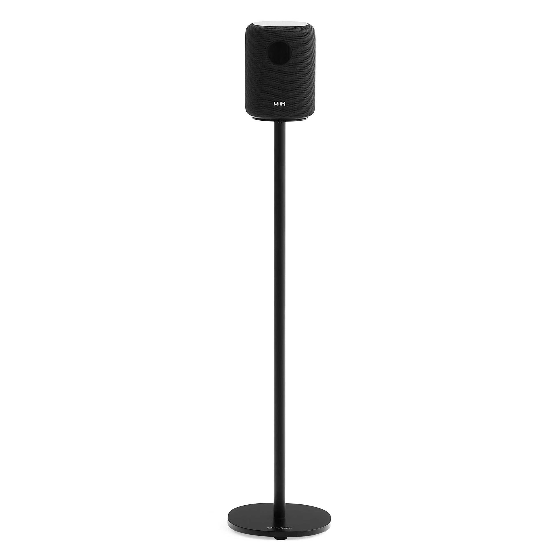 WiiM Sound Floor Stand Black Front View