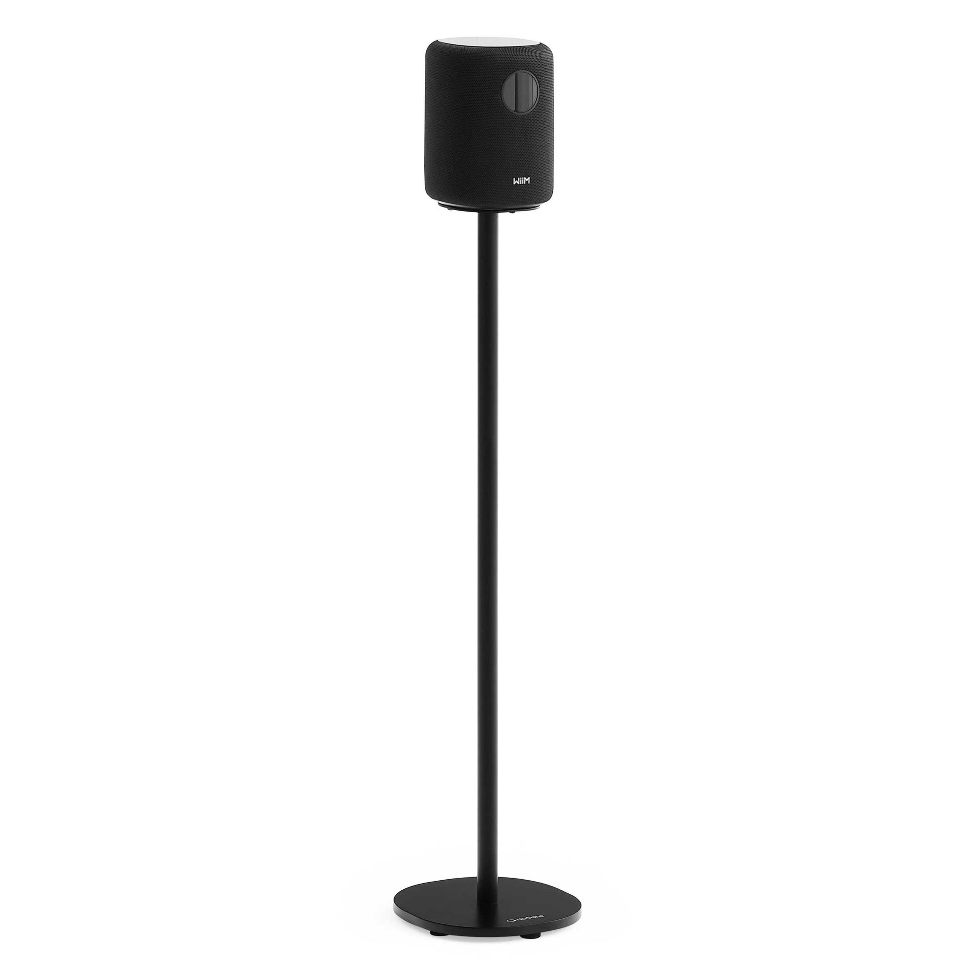 WiiM Sound Floor Stand Black Angled View