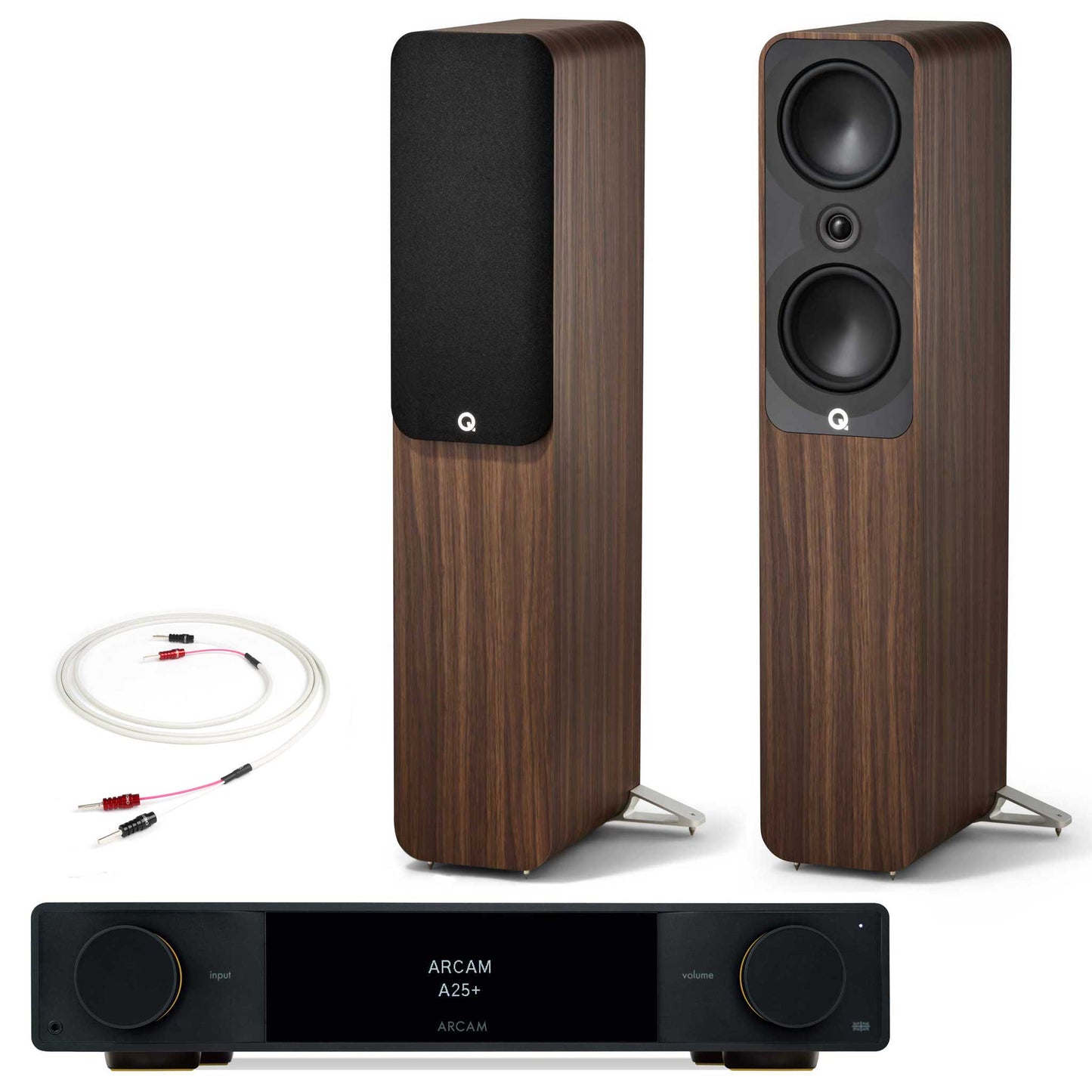 Arcam A25+ with Q Acoustics 5050 Santos Rosewood