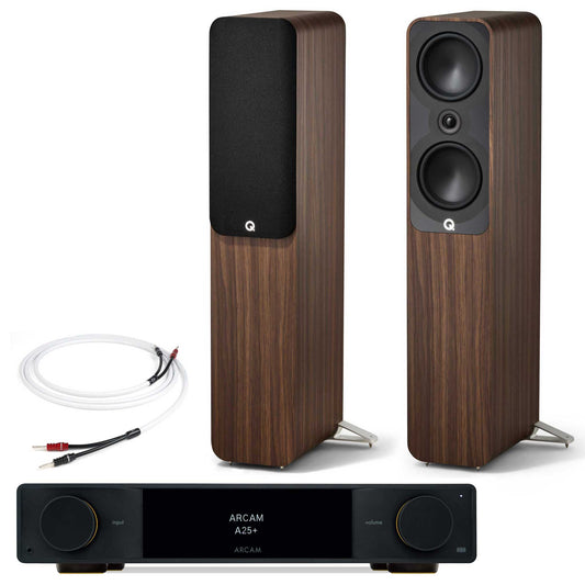Arcam A25+ with Q Acoustics 5050 Santos Rosewood 