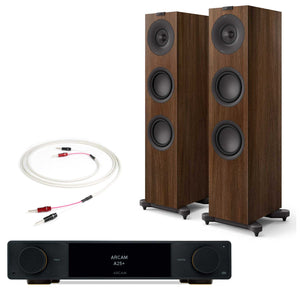Arcam A25+ with KEF Q7 Meta Walnut
