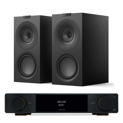 Arcam A25+ with KEF Q Concerto Meta Satin Black