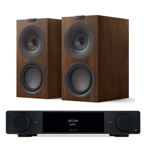 Arcam A25+ with KEF Q Concerto Meta Walnut