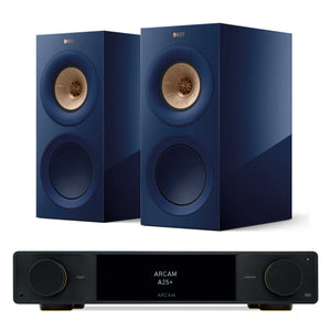 Arcam A25+ with KEF R3 Meta Indigo Gloss