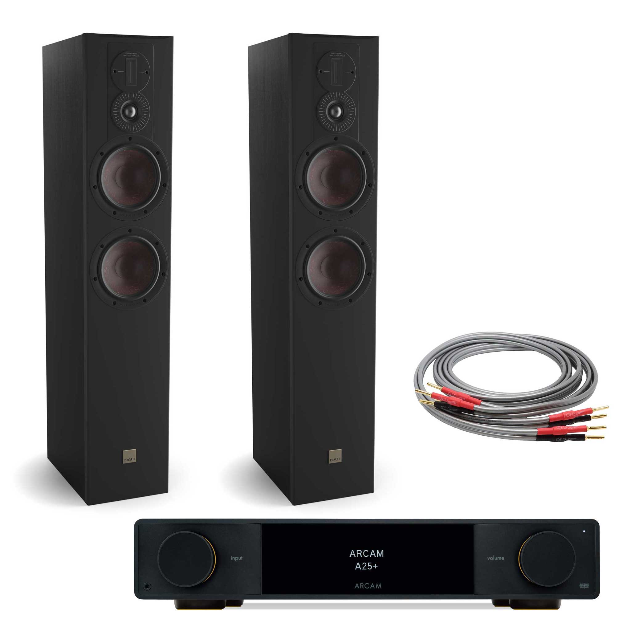 Arcam A25+ with Dali Opticon 6 MK2 + Cables | Weybridge Audio