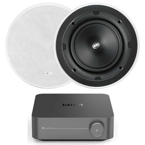 WiiM Amp Pro with KEF Ci200ER In-Ceiling Set