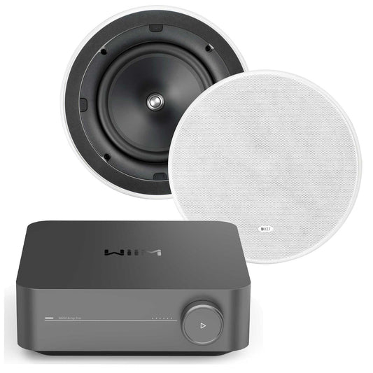 WiiM Amp Pro In-Ceiling Set with KEF Ci200ER