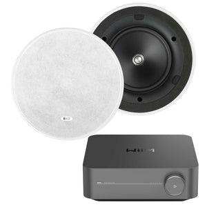 WiiM Amp Pro with KEF Ci160ER In-Ceiling Set