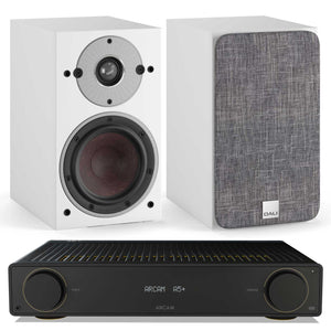 Arcam A5+ with Dali Oberon 1 White