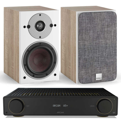 Arcam A5+ with Dali Oberon 1 Light Oak