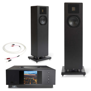 Naim Uniti Atom with Neat Mystique Classic Black
