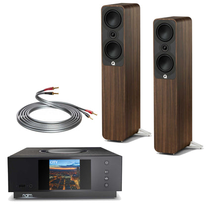 Naim Uniti Atom With Q Acoustics 5040 Speakers Santos Rosewood