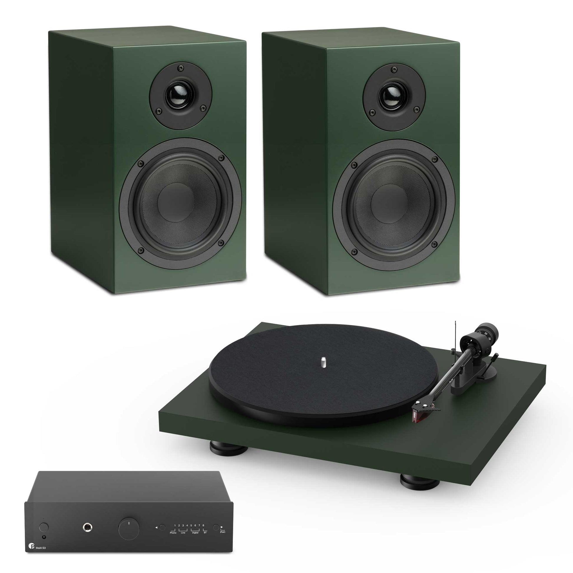 Pro-Ject Colourful Audio System Fir Green Satin