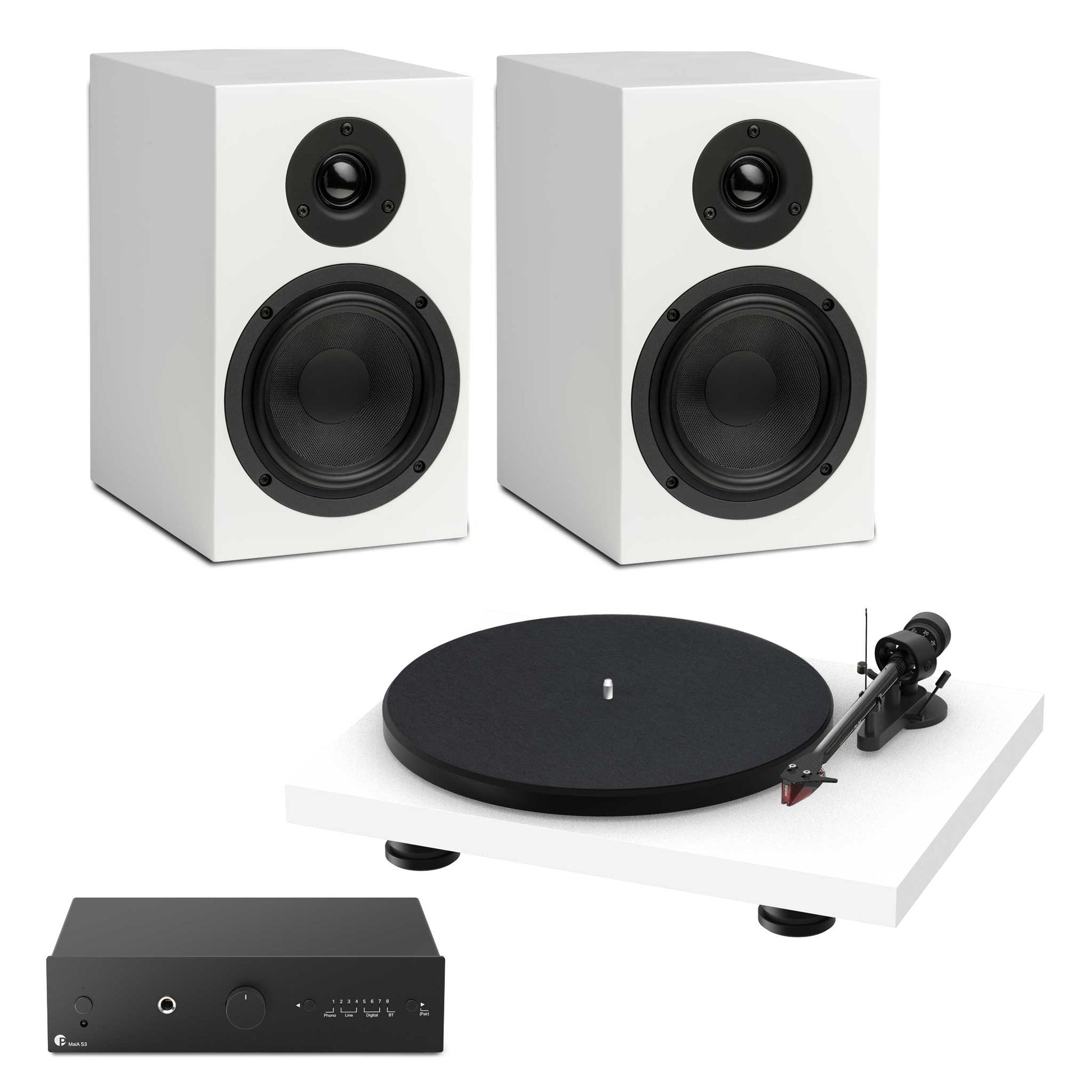 Pro-Ject Colourful Audio System Satin White
