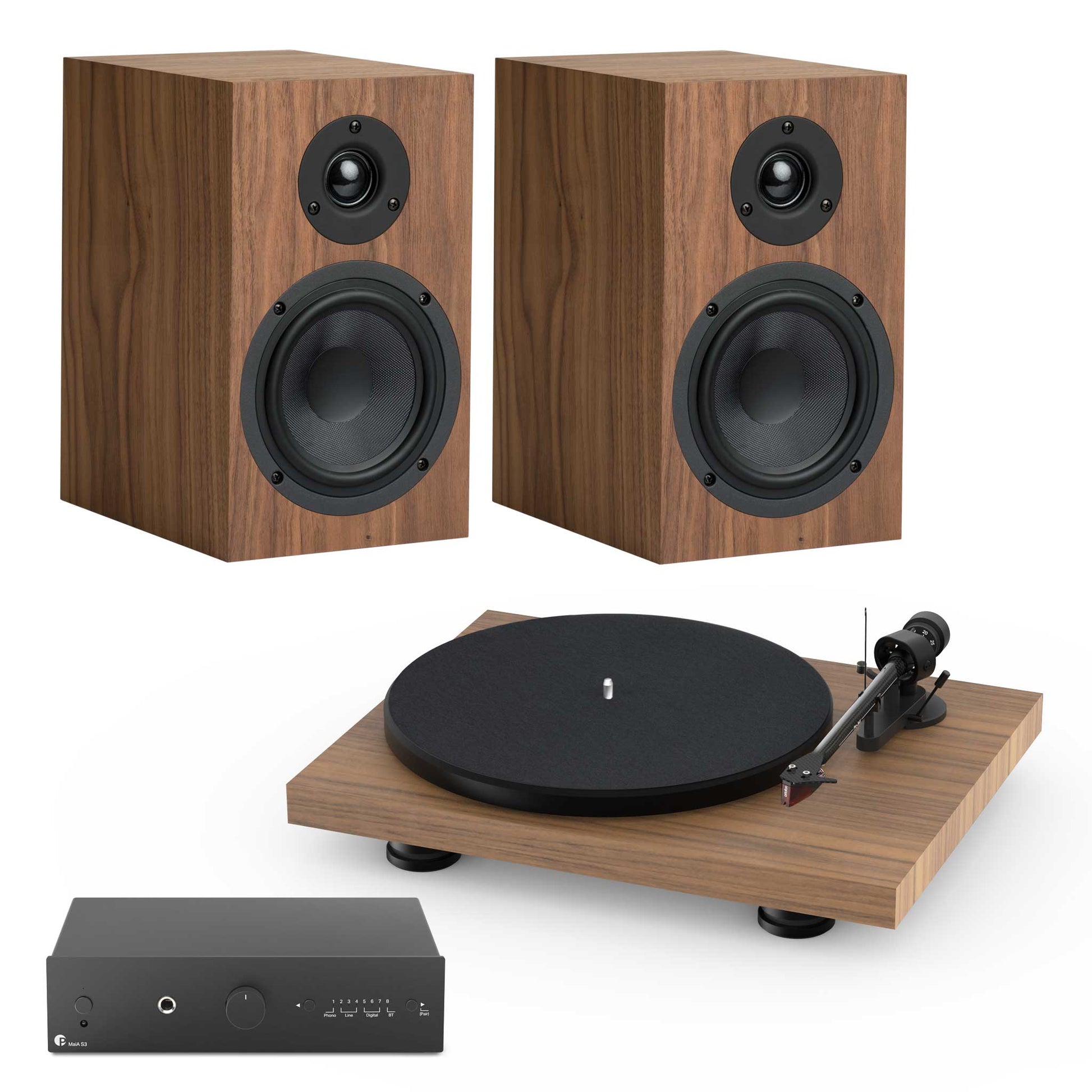 Pro-Ject Colourful Audio System Walnut