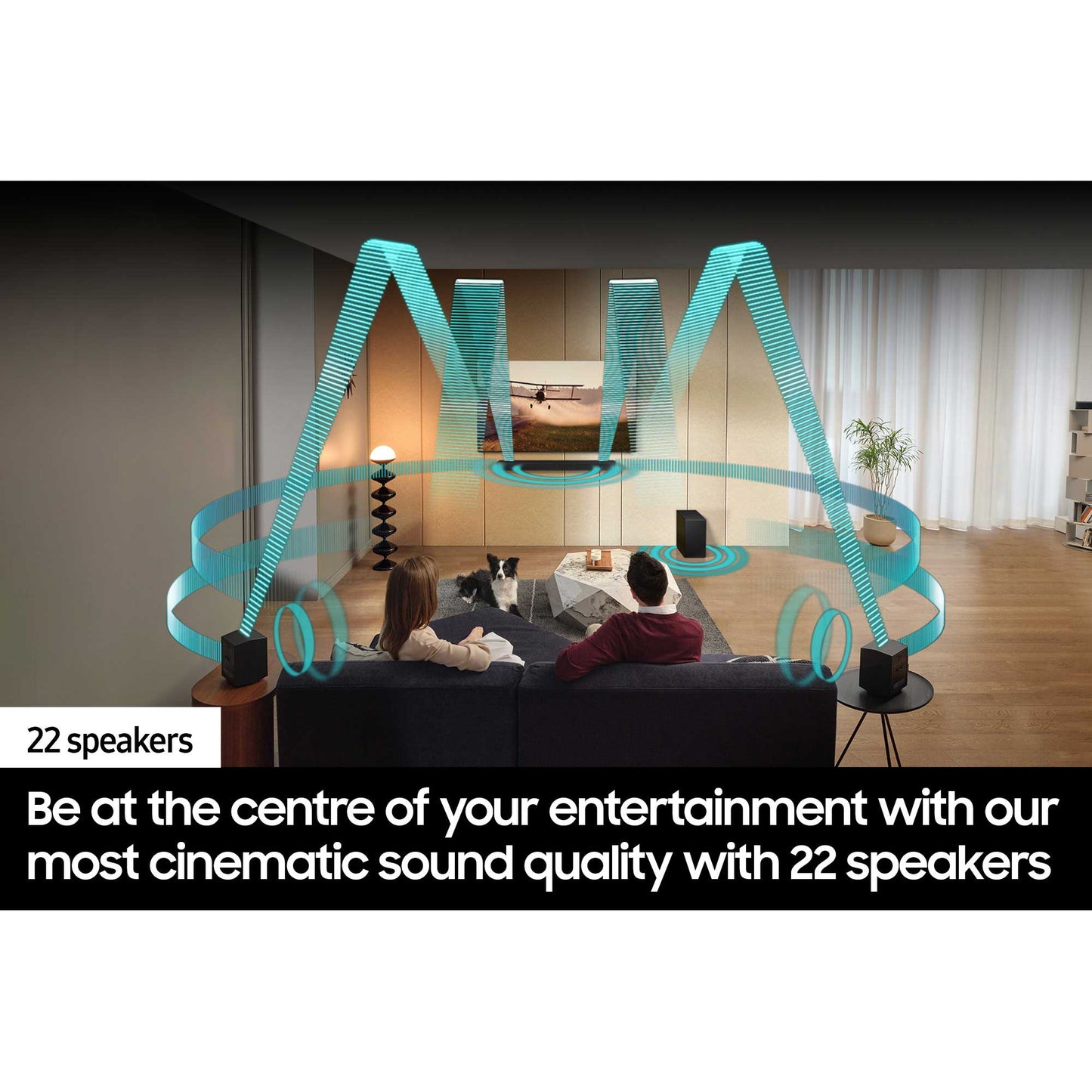 Samsung HW-Q990D 22 Speakers Built-In