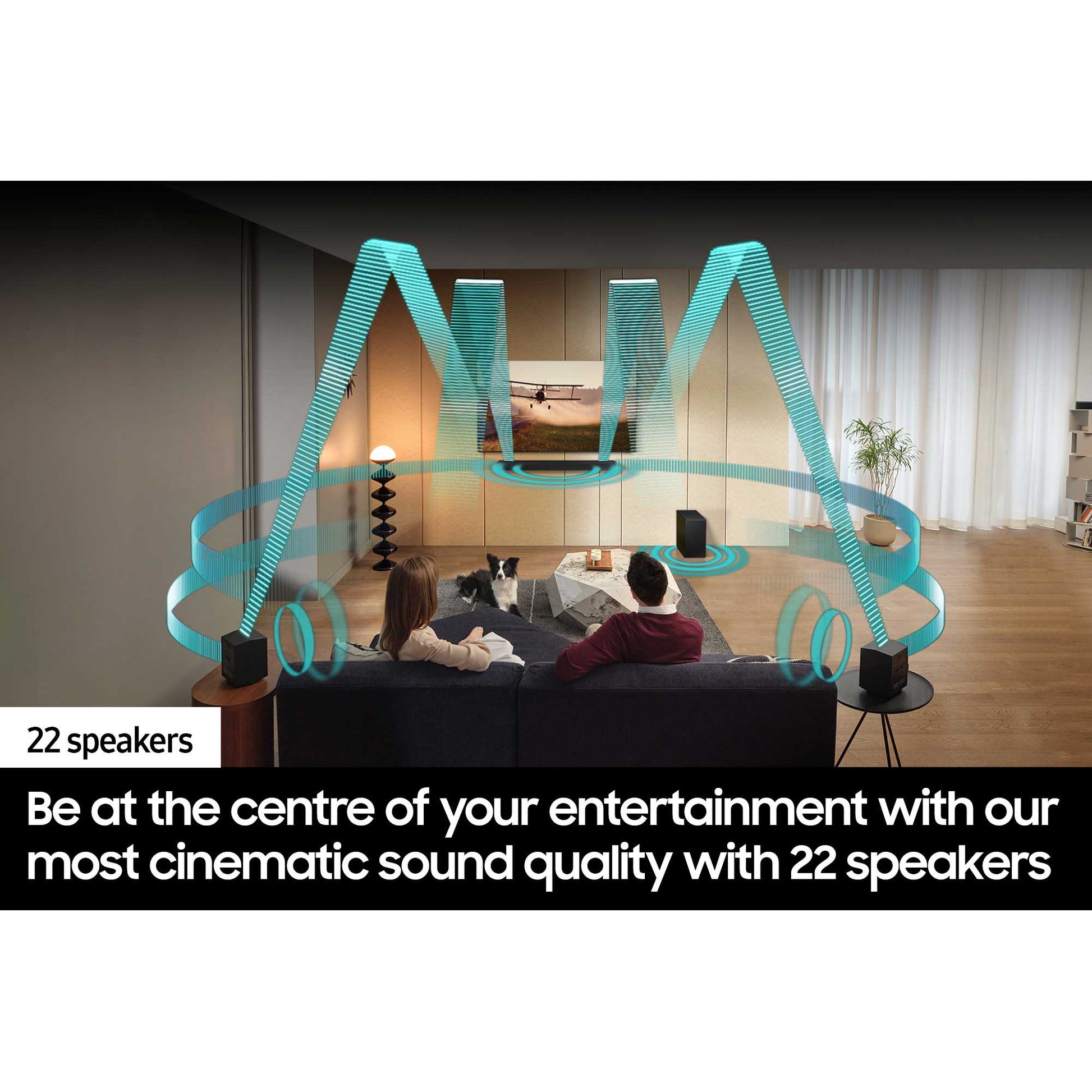 Samsung HW-Q990D 22 Speakers Built-In