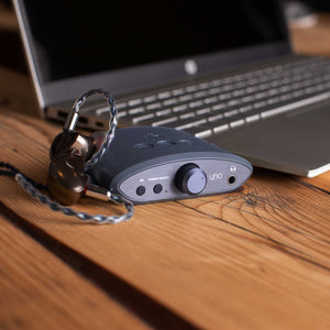 iFi Audio Uno with laptop