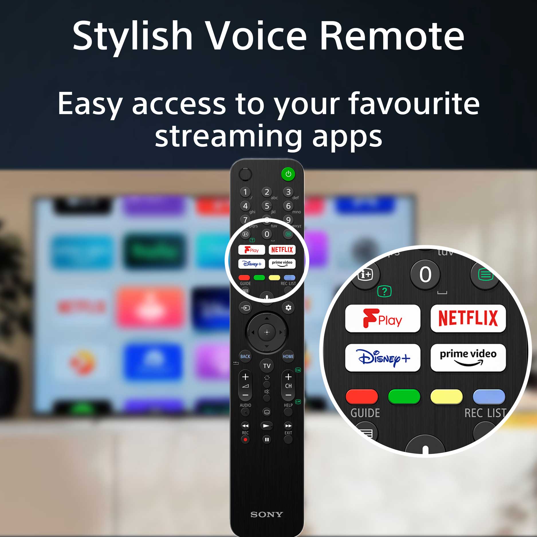 Sony KD32W800 Smart Remote
