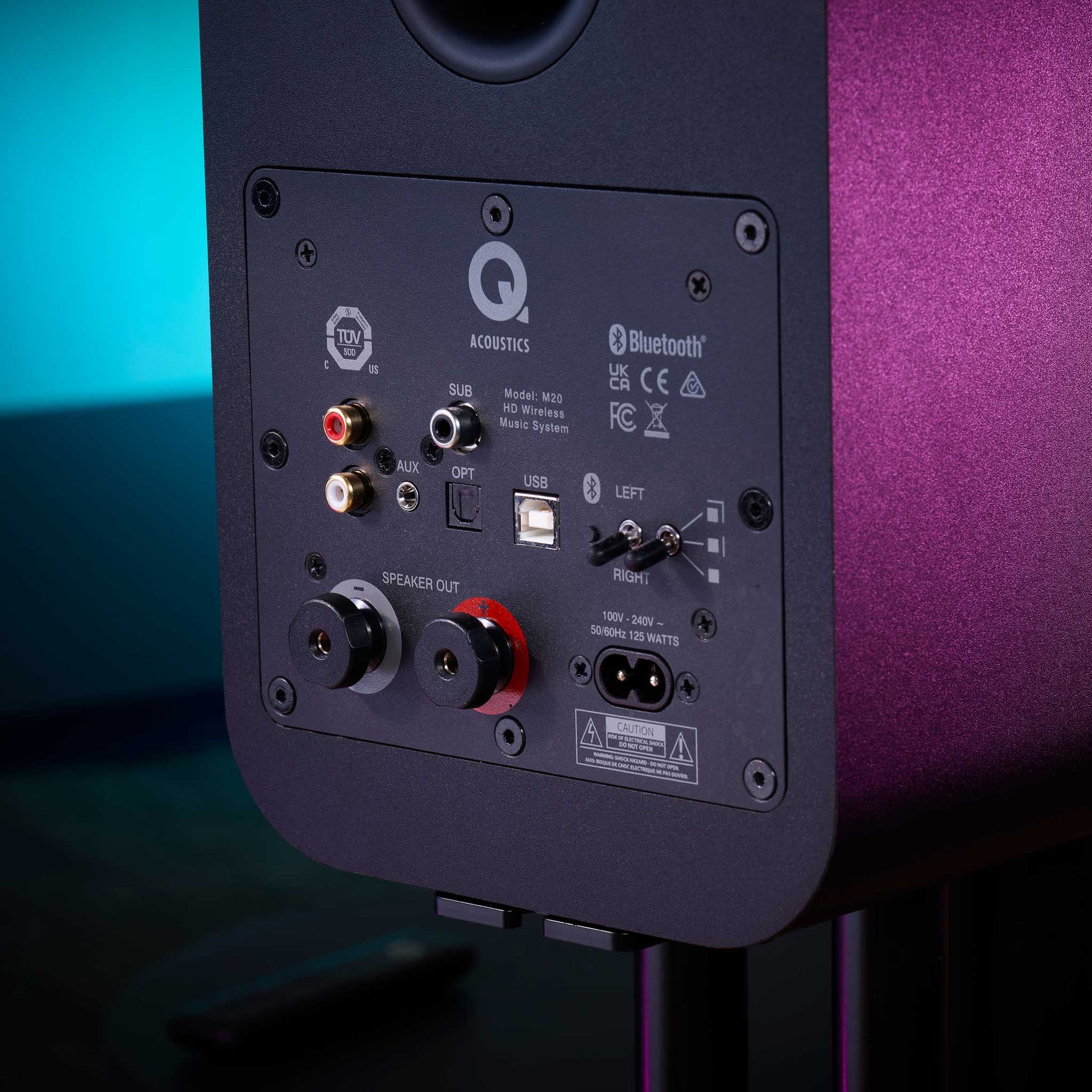 Q Acoustics M20 Rear Detail