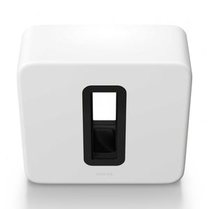 Sonos Sub 4 Matte White Front Angle