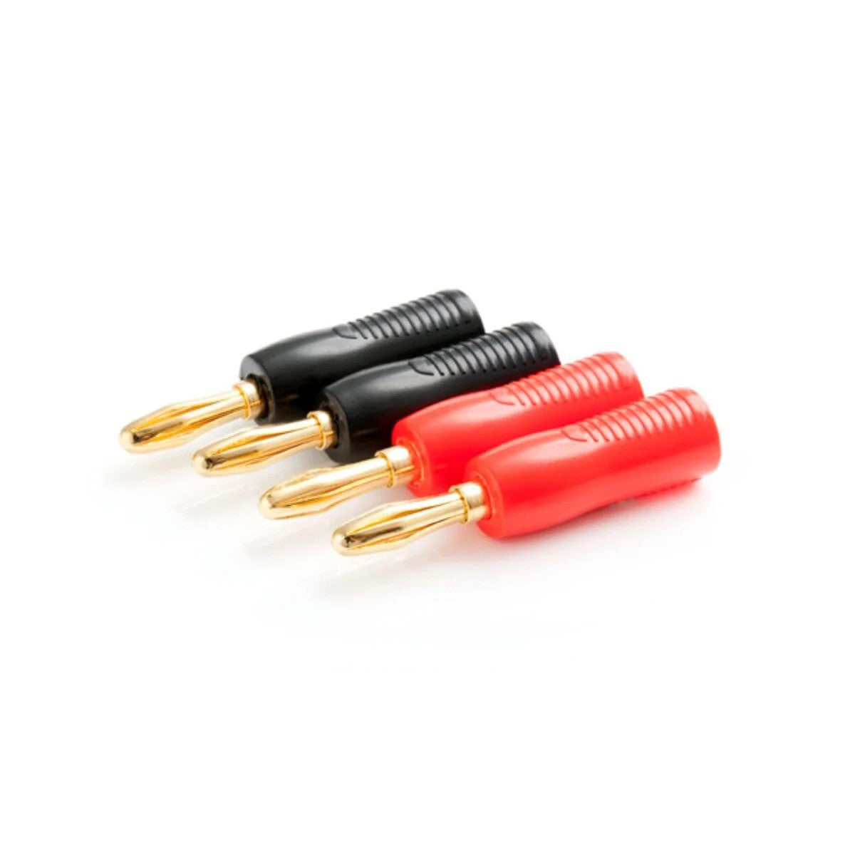 iWires Easy Fit 4mm Banana Plugs (2 x red, 2 x black)
