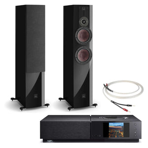 Naim Uniti Nova with Dali Rubikore 6 Speakers Black High Gloss