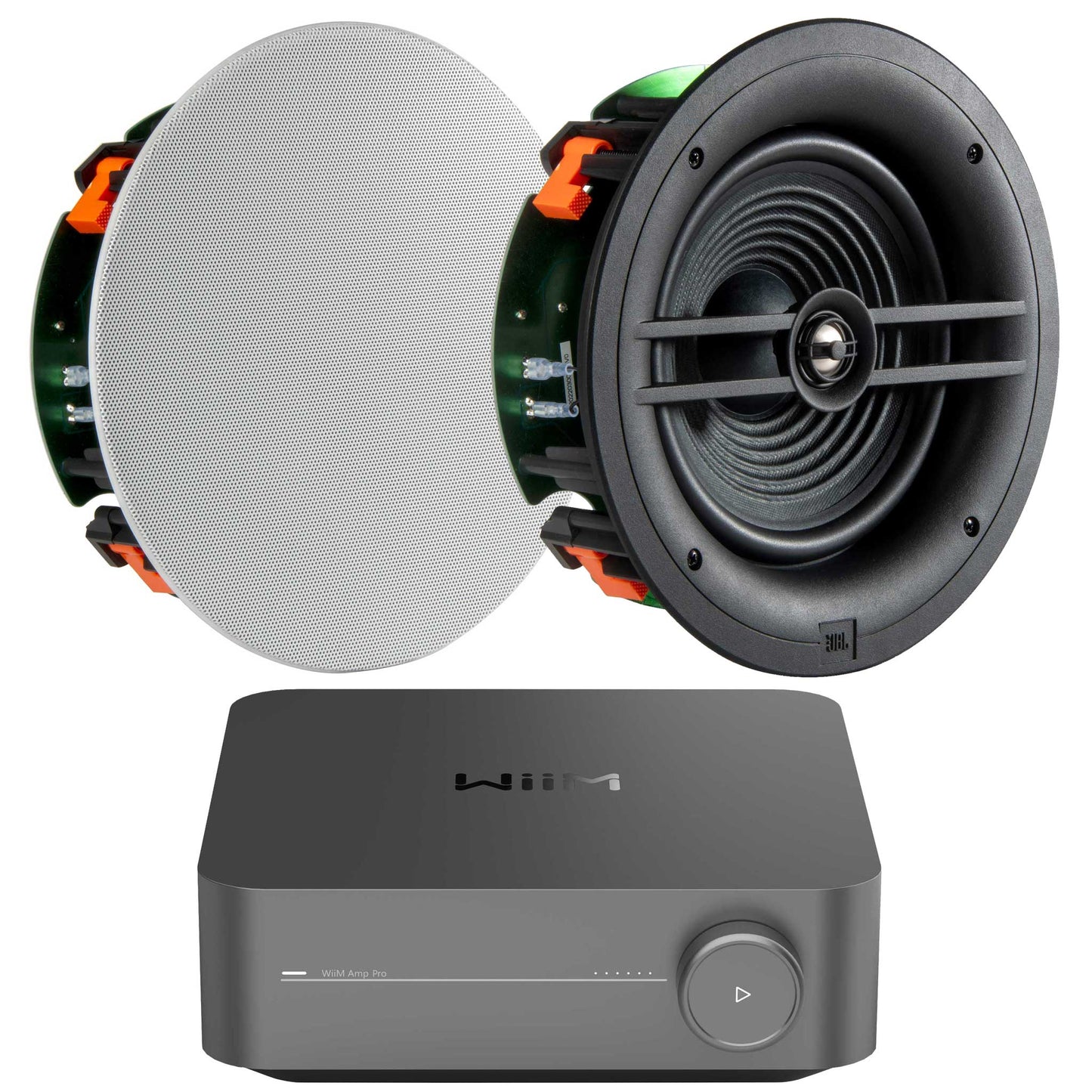 WiiM Amp Pro In-Ceiling Set with JBL Stage 280C