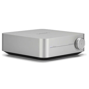WiiM Amp Silver Angled View