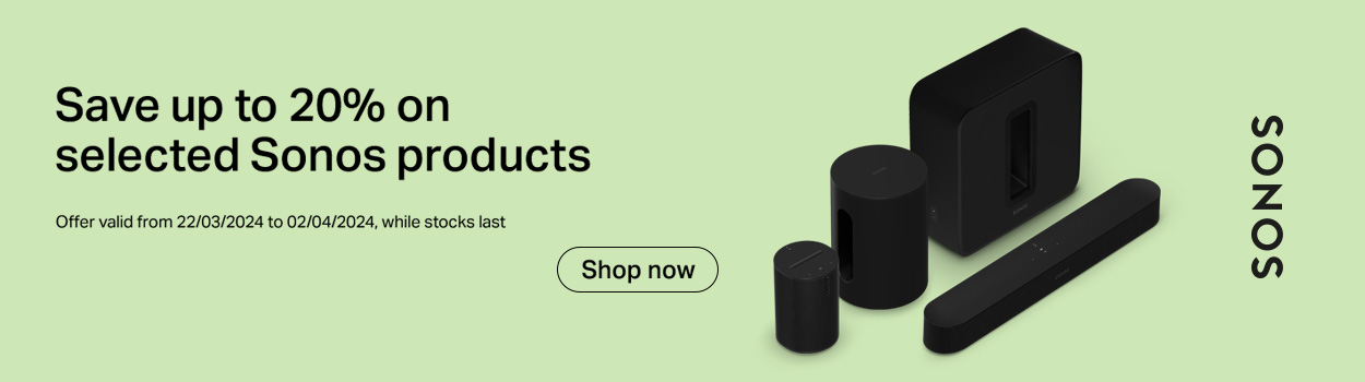 Save on Selected Sonos Products