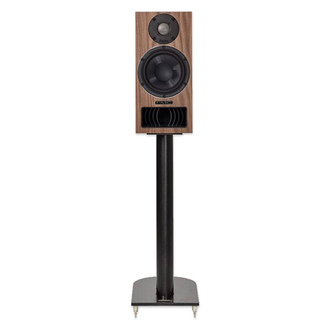 PMC twenty5 22i walnut finish front view (stands not included)