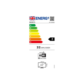 Sony KD32W800 Energy Label