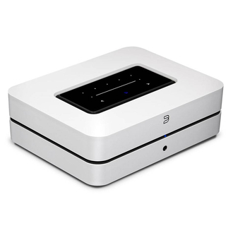 Bluesound Powernode White Angled View
