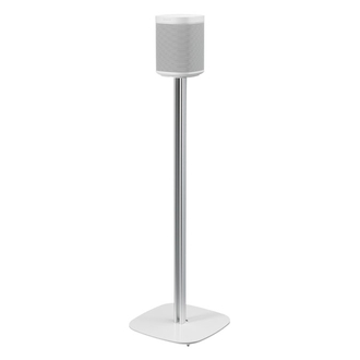 Sonos One Premium Floor Stand White Angled View