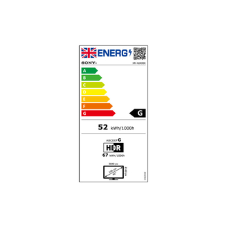 Sony XR42A90K Energy Label