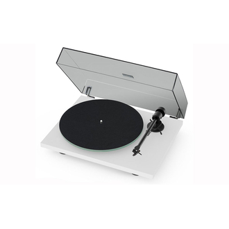 Pro-Ject T1 BT Satin White With Lid Fitted